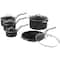 THE ROCK by Starfrit 10-Piece Cookware Set With Stainless Steel Handles
